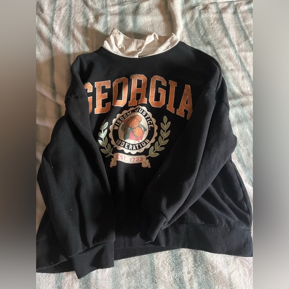 “Georgia” collared long sleeve shirt